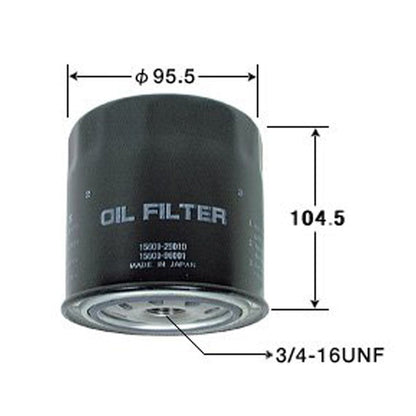 VIC Oil Filter C-103 for Toyota, Kubota Tractors, Harvesters