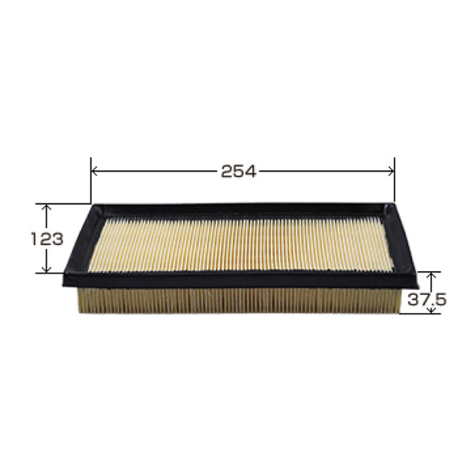 VIC Air Filter A-1034 for Toyota Vios, Rush, Mitsubishi Mirage, Xpander-TVR 450