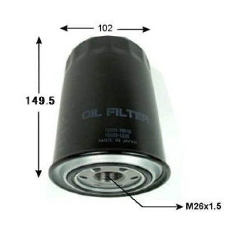 VIC Oil Filter C-109 for Toyota Dyna 1400 Hino, FC Series, Bus AB/RB, Kia Carnival, Besta
