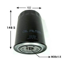Load image into Gallery viewer, VIC Oil Filter C-109 for Toyota Dyna 1400 Hino, FC Series, Bus AB/RB, Kia Carnival, Besta
