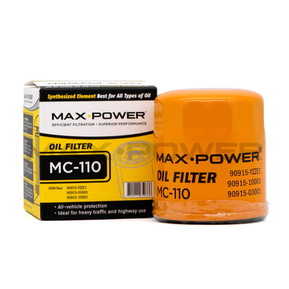 Max Power Oil Filter MC-110 for Toyota Wigo, Vios, Avanza, Altis, Rush, Yaris, Rav4