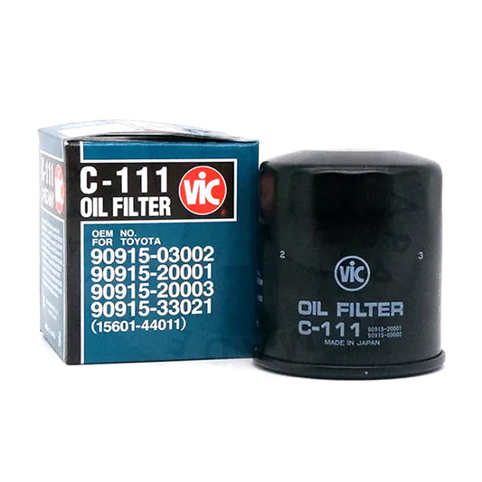 VIC Oil Filter C-111 for Toyota Revo FX, Crown, 4Runner, RAV4, Innova, Hilux, Hiace, Fortuner