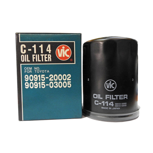 VIC Oil Filter C-114 for Toyota Land Cruiser J80, J100, Prado J120