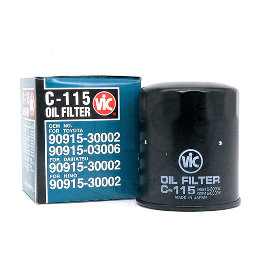 VIC Oil Filter C-115 for Toyota Hi-lux, LC Prado, Hiace Grandia, Ford Ranger