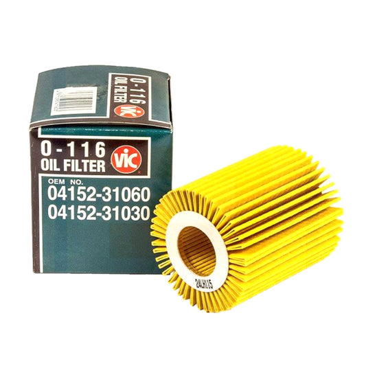 VIC Oil Filter Element Type O-116 for Toyota FJ Cruiser, Landcruiser Prado 1GR-FE