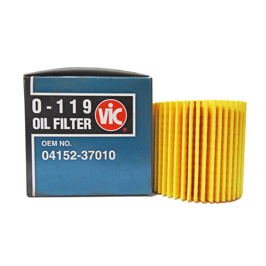 VIC Oil Filter Element Type O-119 for Toyota Corolla Altis, Prius, Lexus