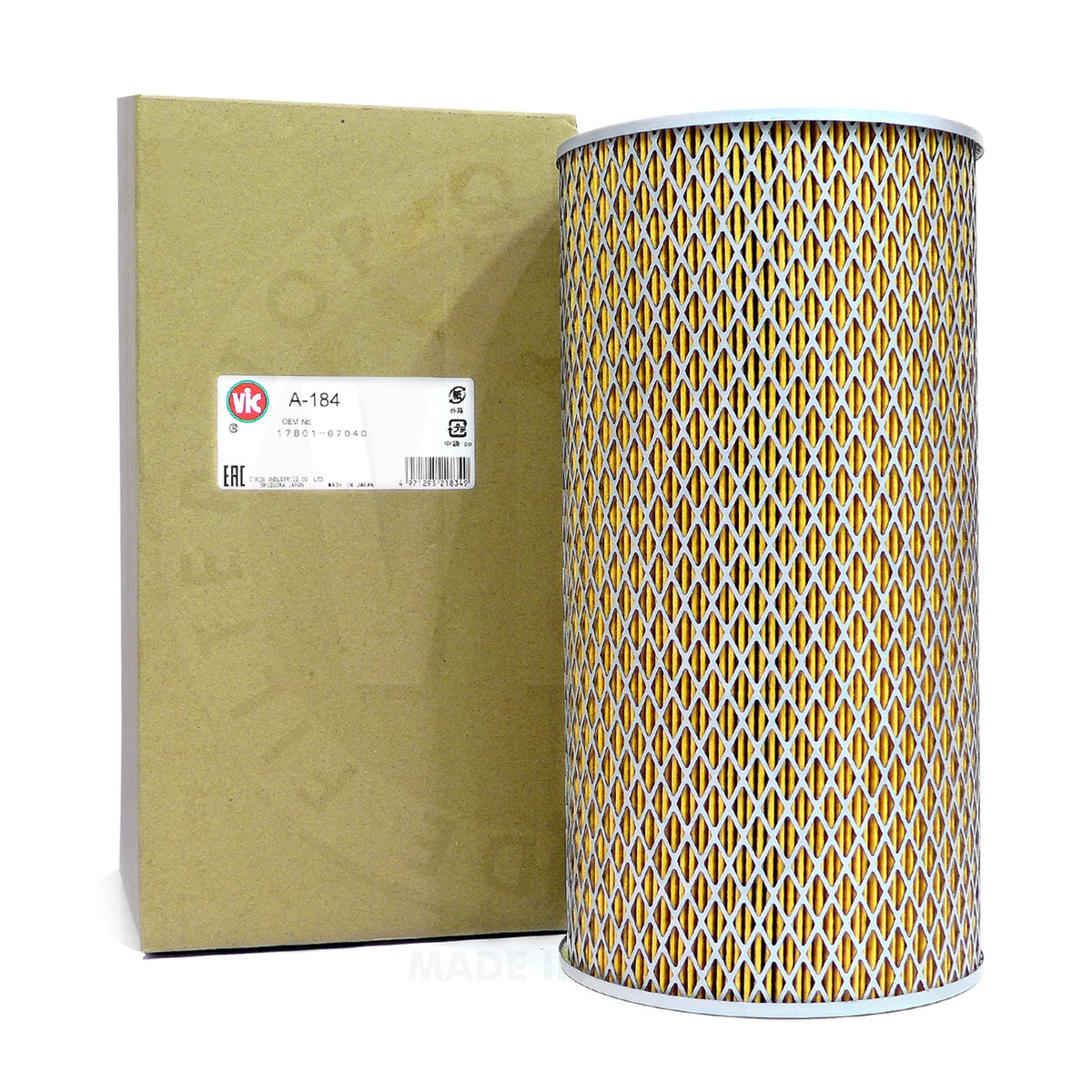 VIC Air Filter A-184 for Toyota Hiace Commuter 2.5, Super Grandia 2KD-FTV 2007-2014