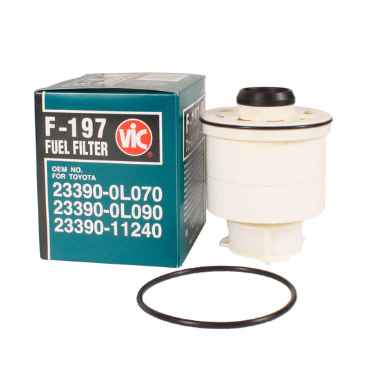 VIC Fuel Filter Element Type F-197 for Toyota Fortuner, Innova, Hi-Lux Revo