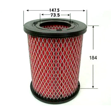 VIC Air Filter A-2006V for Nissan Frontier TD27, QD32