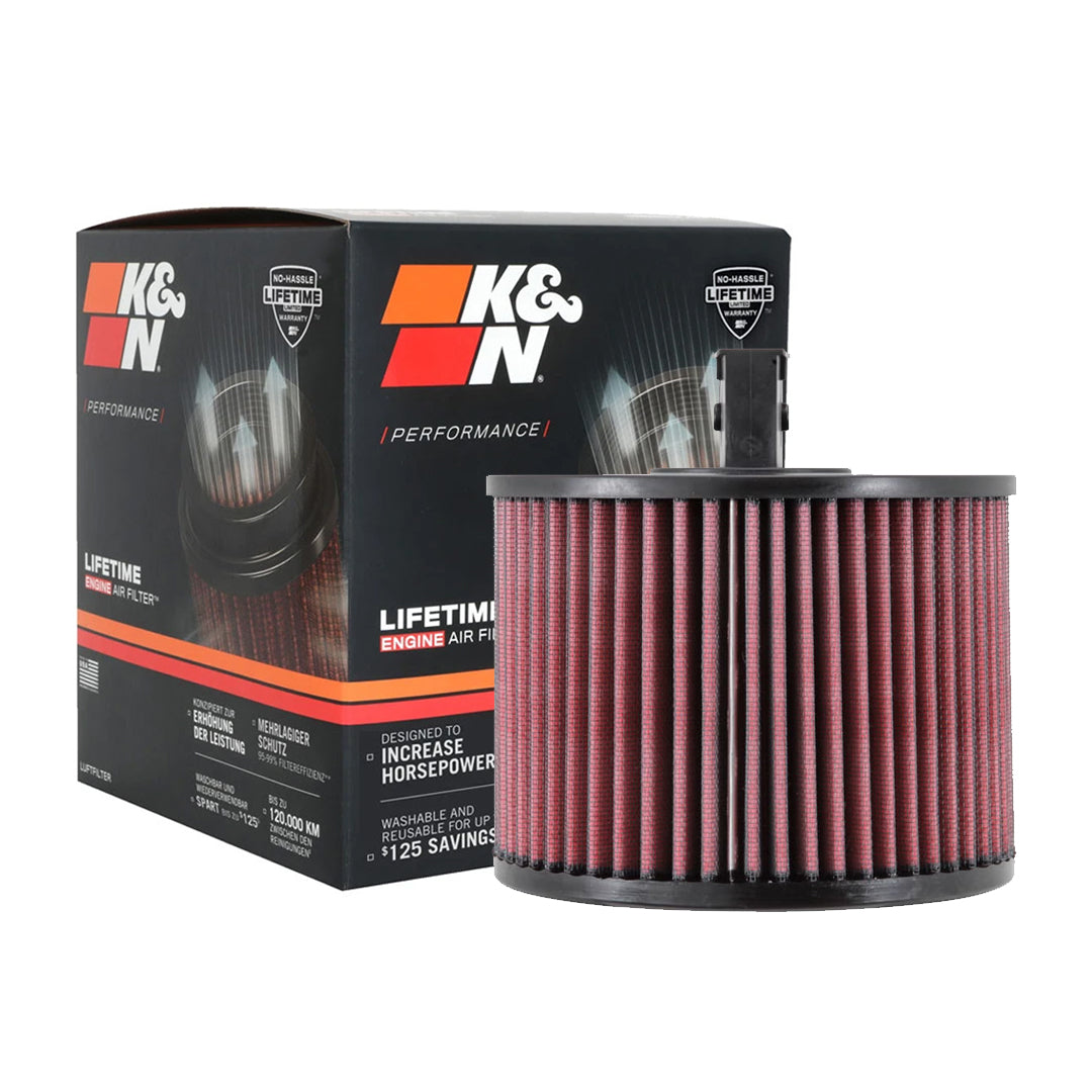 K&N Engine Air Filter Washable E-2022 for BMW 125i, X1, 130i, 325i, 330i 2005-2011