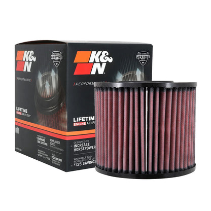 K&N Engine Air Filter Washable E-2023 for Toyota Hilux 1988-1998, LC Prado 1996-2002, Isuzu Alterra, Crosswind
