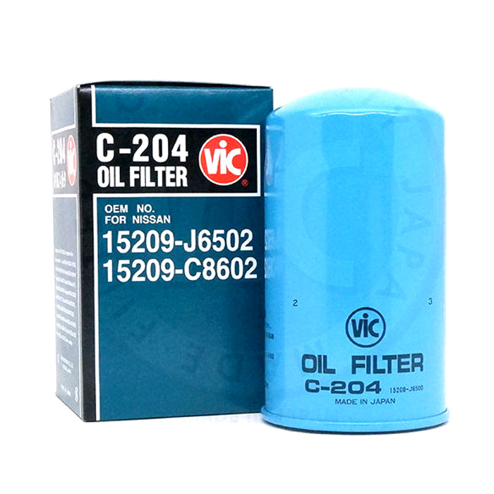 VIC Oil Filter C-204 for Nissan Safari Patrol SD33 6cyl.