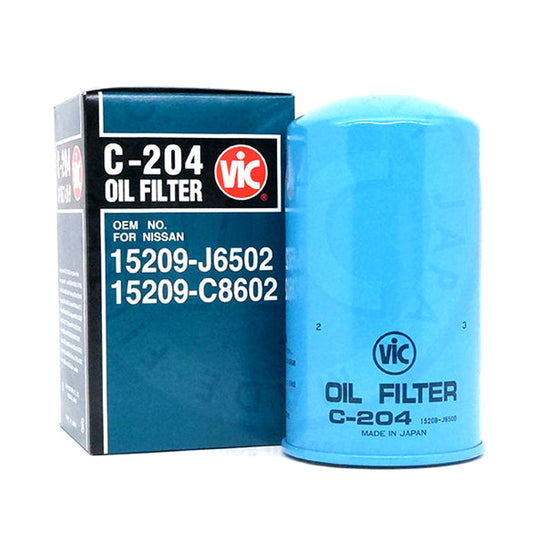 VIC Oil Filter C-204 for Nissan Safari Patrol SD33 6cyl.