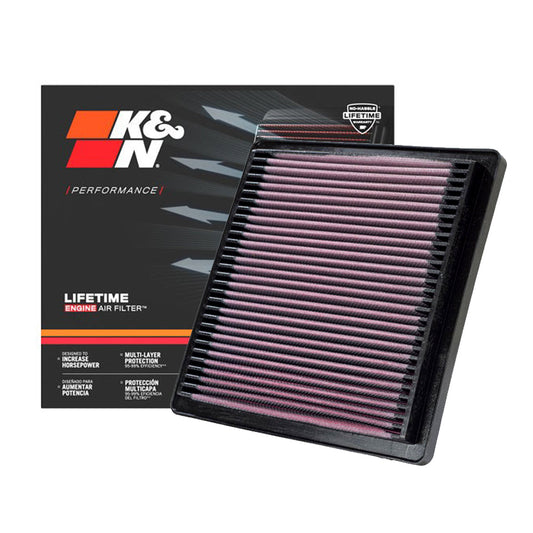 K&N Engine Air Filter Washable 33-2045 for Mitsubishi Triton, Montero Sport, Pajero Sport, Delica, Great WAll X240