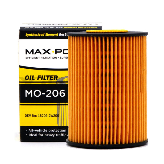 Max Power Oil Filter MO-206 for Nissan Patrol 3.0 2001, Urvan Estate 2008