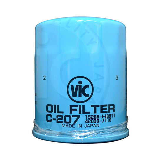 VIC Oil Filter C-207 for Nissan Sentra lec 1.3, 1.4, 1.6, Vanette