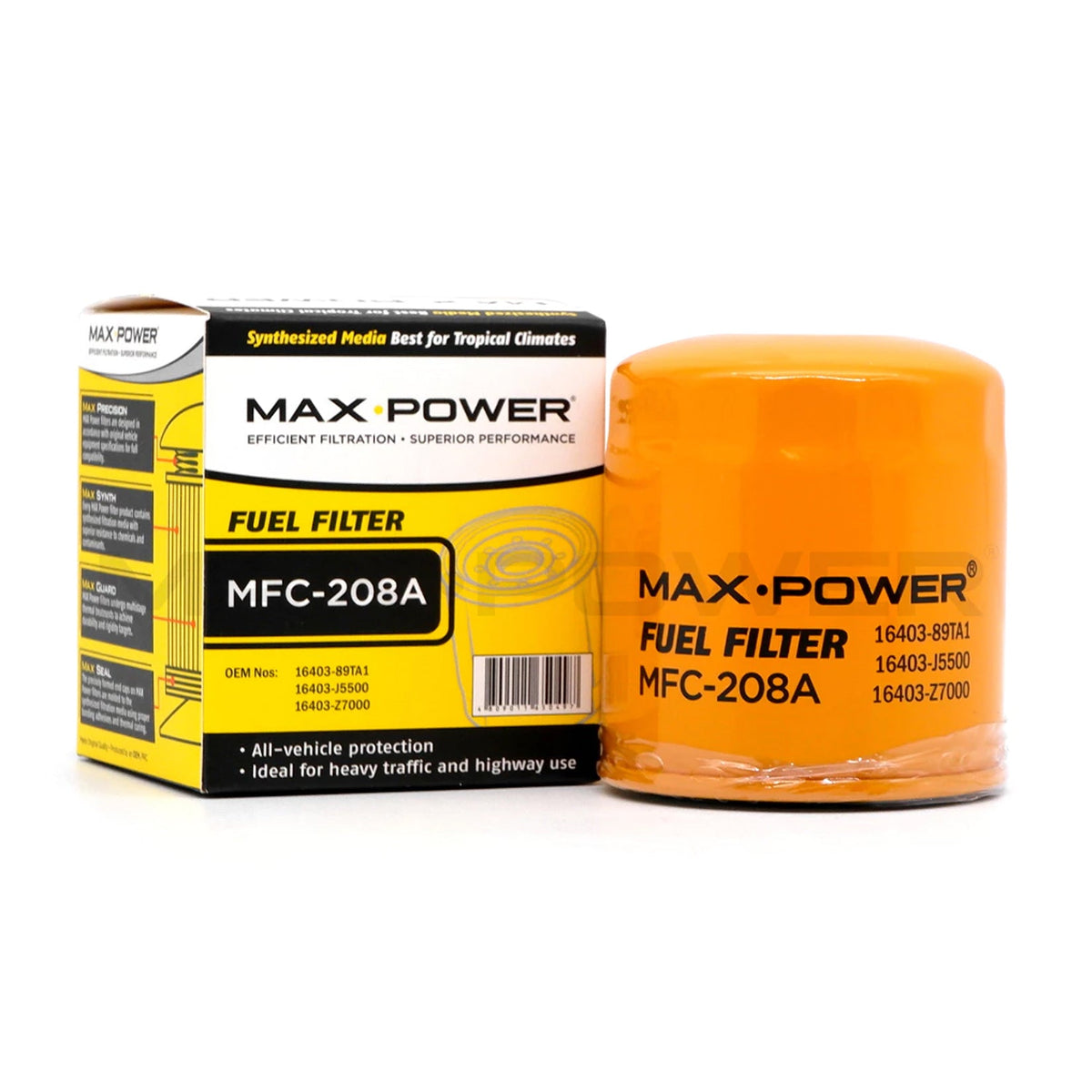 Max Power Fuel Filter MFC-208A for Isuzu C190, C240, 4BA1, 4BE1, 4B2, Crosswind, D-Max