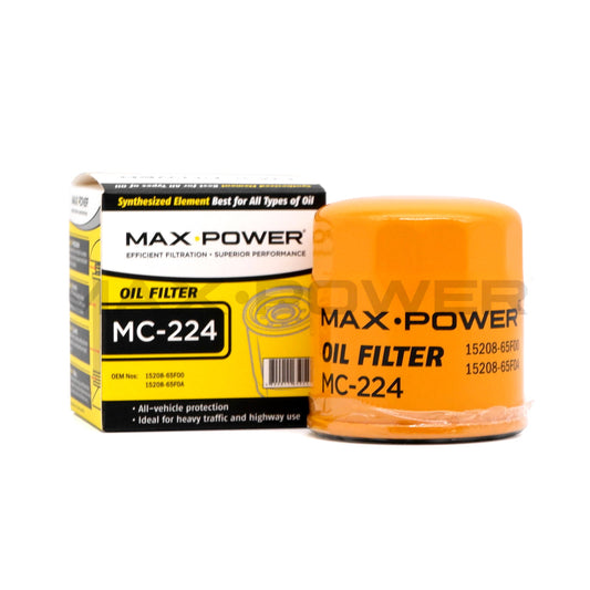 Max Power Oil Filter MC-224 for Nissan Sentra, Serena, Murano, X-Trail, GT-R, Juke, Almera