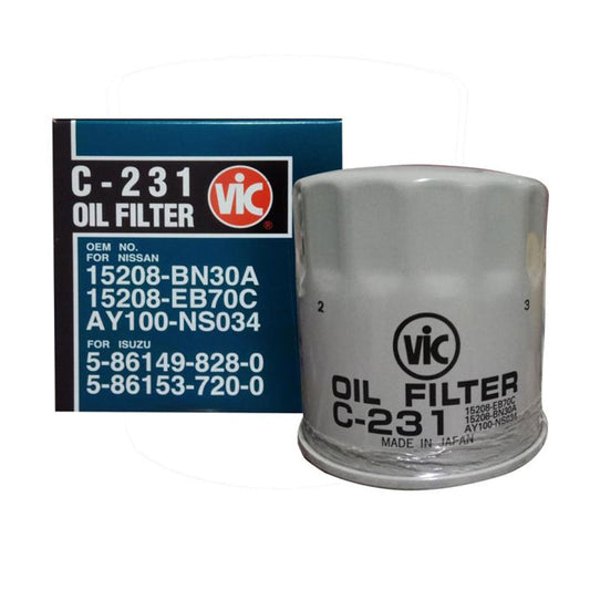 VIC Oil Filter C-231 for Nissan Navara, Terra, NV350
