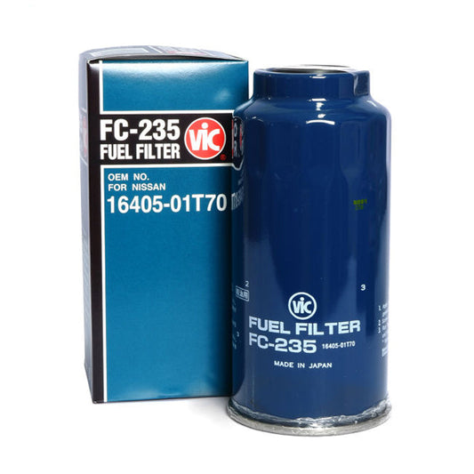 VIC Fuel Filter FC-235 for Nissan Safari Patrol, Navara, Frontier, Bypass for Urvan Escape TD27