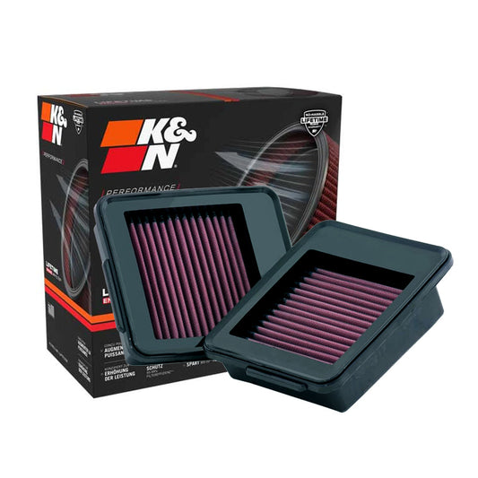 K&N Engine Air Filter Washable 33-2413 for Nissan GT-R 3.8L V6 Gas 2009-2024