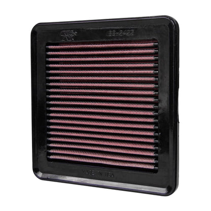 K&N Engine Air Filter Washable 33-2422 for Honda Amaze 2013-2018, Brio, 2011-2024, Jazz, Fit 2008-2015, City, 2008-2013, Mobilio 2014-2020