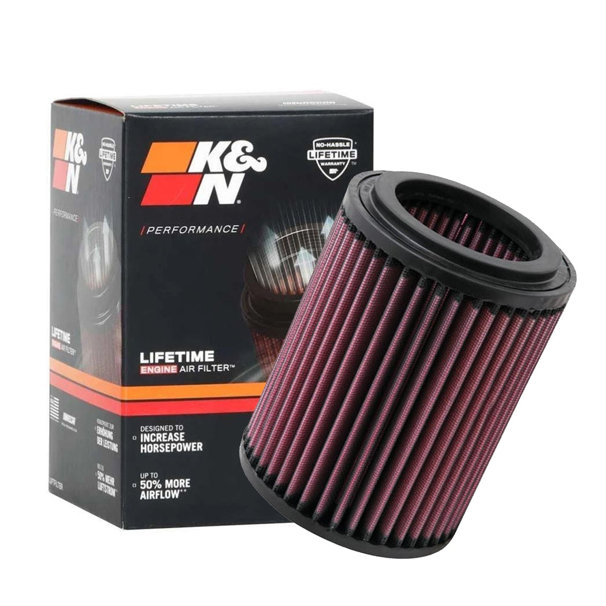 K&N Engine Air Filter Washable E-2429 for Honda CRV 2002-2006, Civic 2004-205