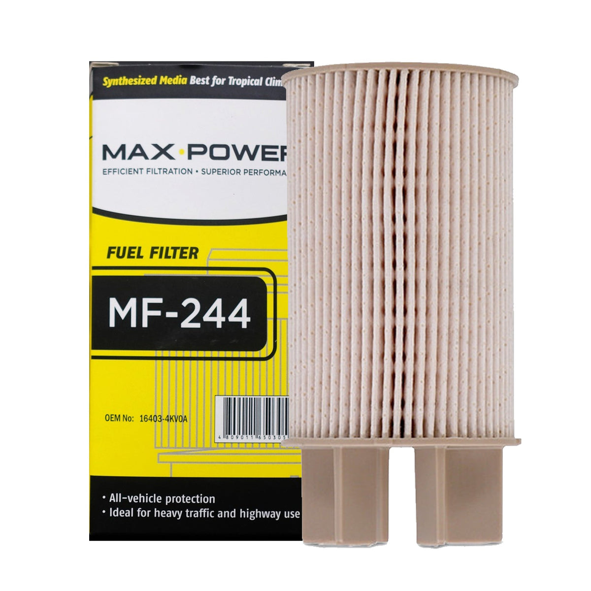 Max Power Fuel Filter MF-244 for Nissan Navara NP300 2015-