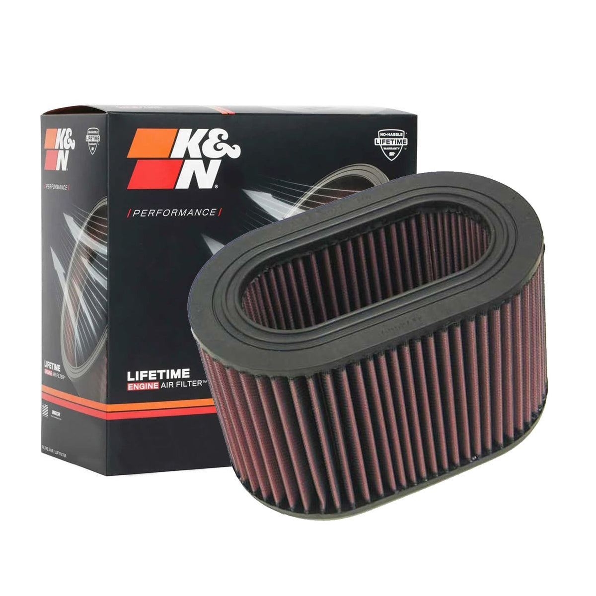K&N Engine Air Filter Washable E-2871 for Mitsubishi Galant 1980-1984, Pajero 4M40 1983-1900
