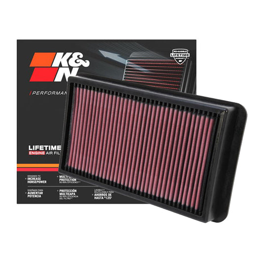 K&N Engine Air Filter Washable 33-2987 for Toyota Hiace Commuter 2007-2017, Hiace Grandia 2005-2019, Innova 2015-2022