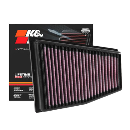 K&N Engine Air Filter Washable 33-3031 for Audi RS5 4.2L V8 Gas 2010-2015