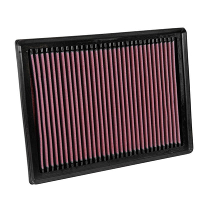 K&N Engine Air Filter Washable 33-3045 for Toyota Fortuner Hilux, Innova 2015-Up, Mitsubishi L200 Triton 4N16