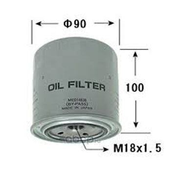 VIC Oil Filter C-305 for Mitsubishi 4D31/4D32/4D33, Crosswind, Secondary Filter for C-503
