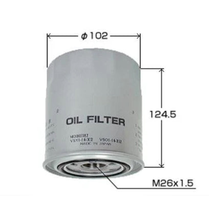 VIC Oil Filter C-306 for Mitsubishi, L200/300, Adventure, Strada, Hyundai Starex, Kia Besta
