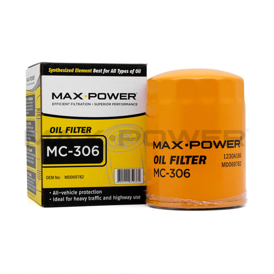 Max Power Oil Filter MC-306 for Mitsubishi L200, L300, Adventure, Montero, Strada, Hyundai Starex