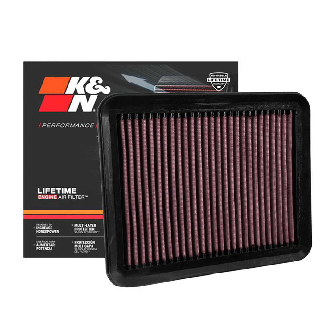 K&N Engine Air Filter Washable 33-3062 for Toyota Land Cruiser Prado 2.8 2015-2024