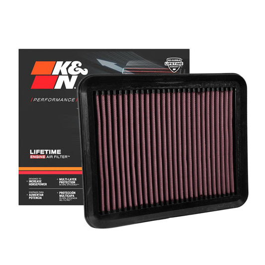 K&N Engine Air Filter Washable 33-3062 for Toyota Land Cruiser Prado 2.8 2015-2024