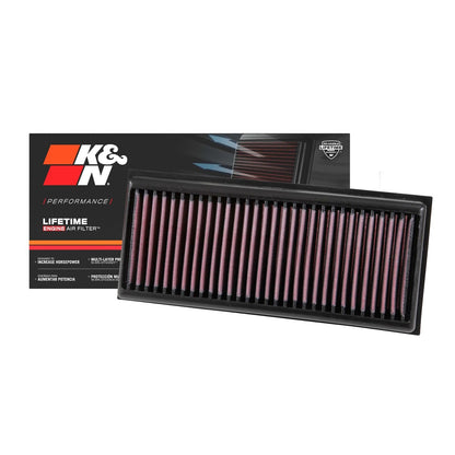 K&N Engine Air Filter Washable 33-3072 for Mercedes Benz GLC63 2017-2021, C63 2014-2020