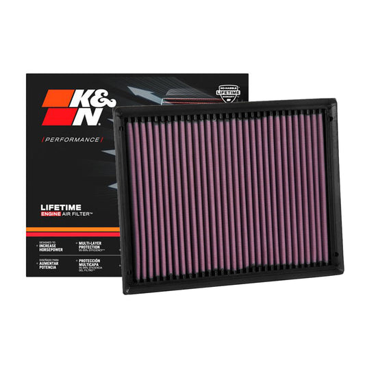 K&N Engine Air Filter Washable 33-3086 for Ford Everest, Ranger, Raptor 2015-2022