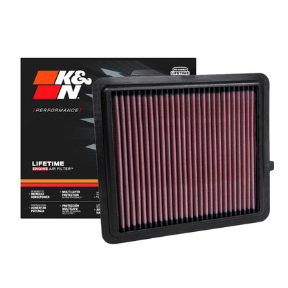 K&N Engine Air Filter Washable 33-3151 for Suzuki Jimny JB74 2018-Up