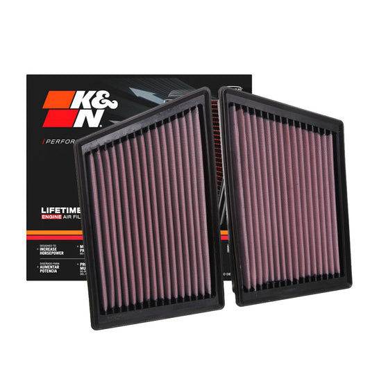 K&N Engine Air Filter Washable 33-3153 for Porsche 911 3.0, 3.7 Gas 2019-2024