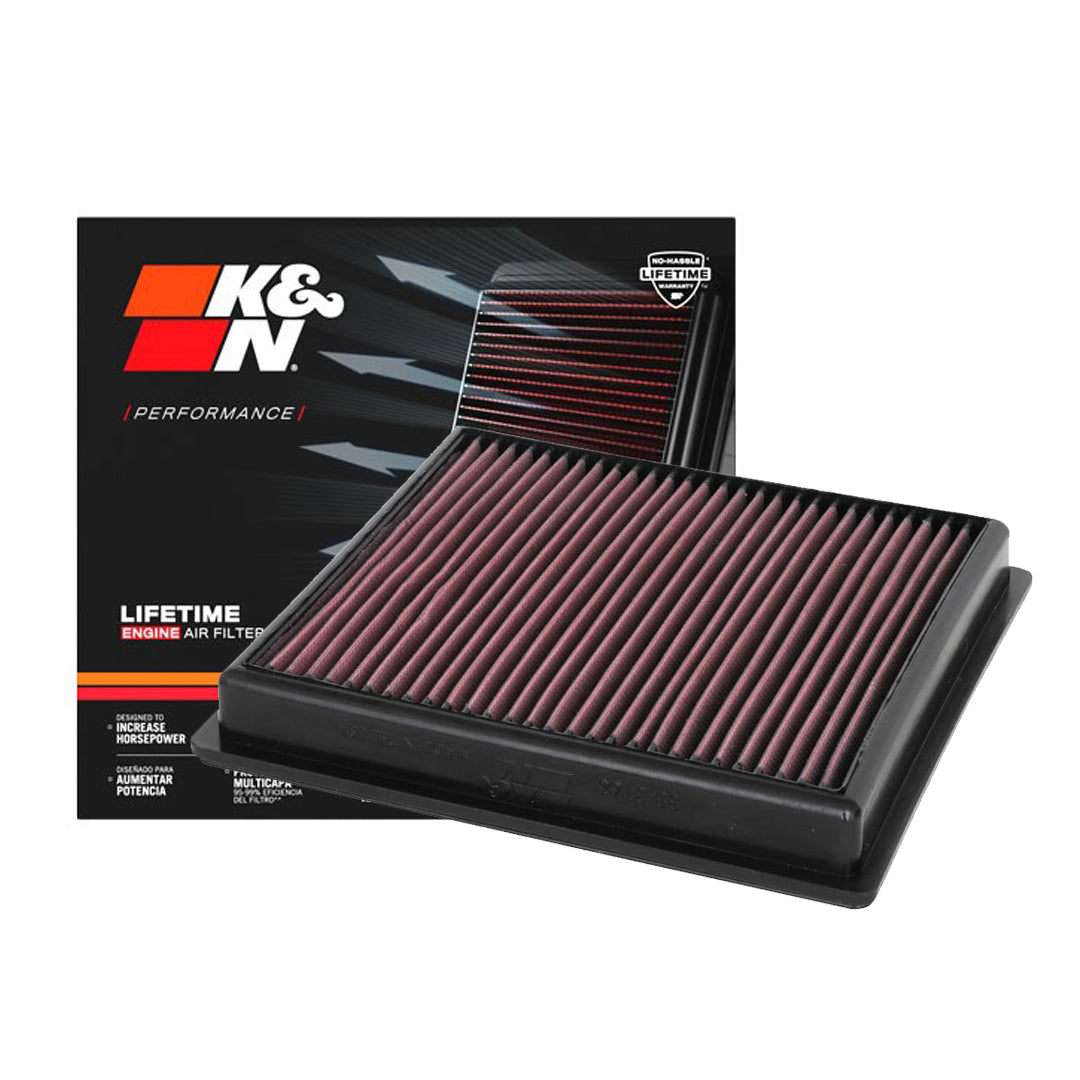 K&N Engine Air Filter Washable 33-3166 for Toyota Hiace 2.8, 3.5 2019-2021, Elite, Grandia, Deluxe