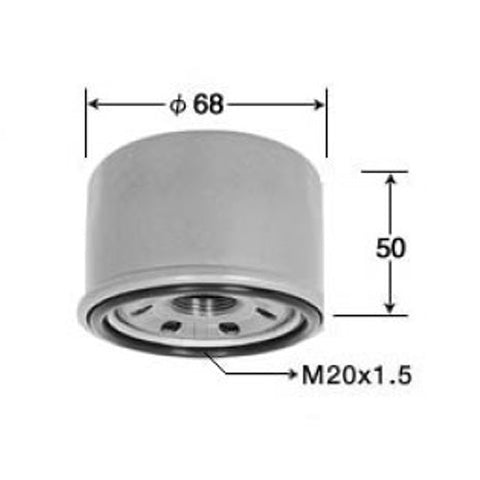 VIC Oil Filter C-317 for Mitsubishi Pajero, Mini, Minica, Minicab