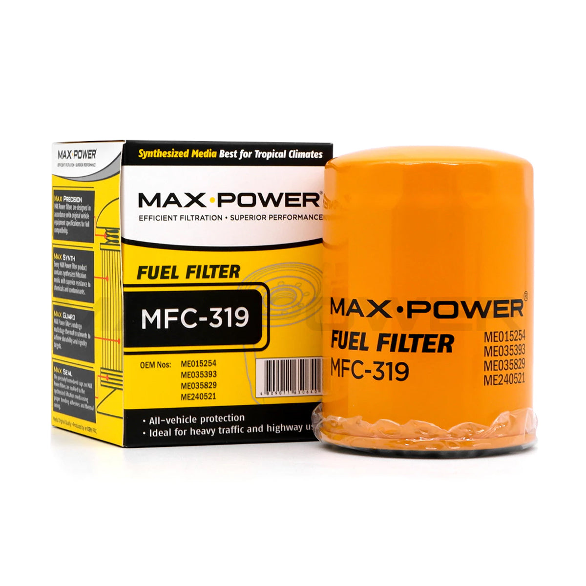 Max Power Fuel Filter MFC-319 for Mitsubishi Truck & Bus 6D14, 6D15