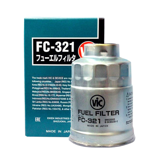 VIC Fuel Filter FC-321 for Mitsubishi L200/L.300, Adventure, Strada, Pajero, Montero Sports 2.8, Spacegear, Isuzu Crosswind