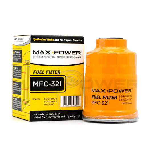 Max Power Fuel Filter MFC-321 for Mitsubishi 4D56 L200, L300, Adventure, Strada, Spacegea