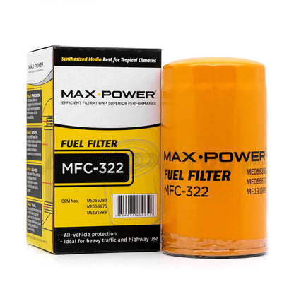 Max Power Fuel Filter MFC-322 for Mitsubishi Fuso 6D22, 6D22T