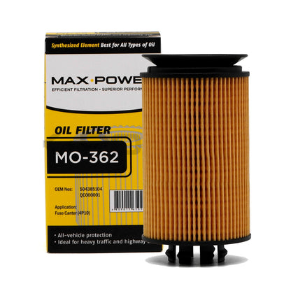Max Power Oil Filter MO-362 for Mitsubishi Fuso Canter 2022, Nissan Patrol 3.0, Urvan Estate