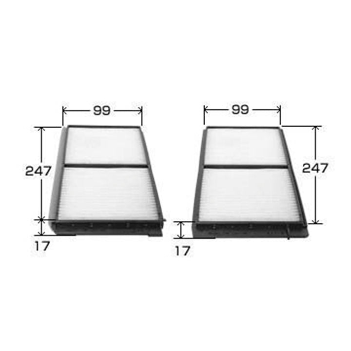VIC Cabin Filter AC-404E for Mazda 2, Ford Fiesta Hatchback