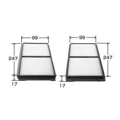 VIC Cabin Filter AC-404E for Mazda 2, Ford Fiesta Hatchback